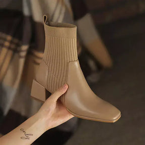 Bota Feminina Splendor, bota feminina cano médio, bota feminina meia