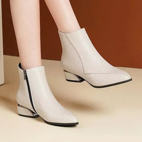 Bota Feminina de Luxo Sublime , Bota Feminina de couro , Bota Feminina cano baixo