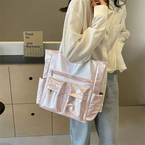 Bolsa Feminina de Luxo Martina, bolsa feminina de ombro, bolsa feminina de luxo, bolsa prateada