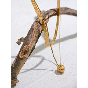 Colar Feminino Corrente Dupla Gota D'Água,
Colar feminino elegante,
Colar duplo,
colar dourado,
colar gota
