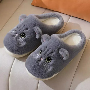Pantufa Feminina Miau, pantufas pezinho feliz, Pantufa feminina gato, Pantufas peluciada feminina, Pantufa feminina aveludada, pantufa de qualidade