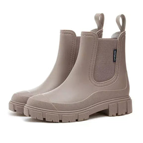 Bota Feminina Impermeável Emma, botas de tornozelo, botas de chuva, botas antiderrapantes