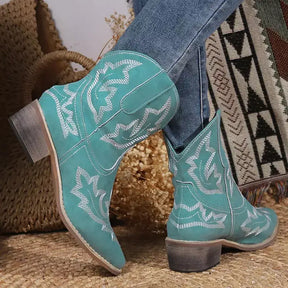 Bota Feminina Texana Natasha, Bota feminina de couro texana, Bota feminina texana cano médio, Bota texana feminina