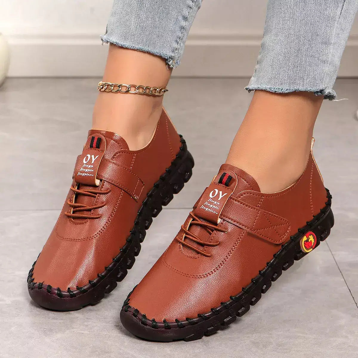 Tênis Feminino Anatômico de Couro Verona, tênis feminino confortável, tênis feminino ortopédico, tênis feminino casual, tênis feminino respirável, Tênis feminino para academia