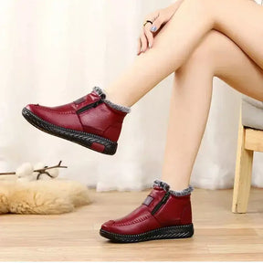 Bota Feminina Peluciada Mirela, bota feminina de neve, bota feminina confortável, bota feminina impermeável