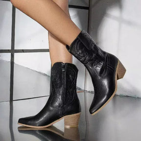 Bota Feminina Texana Leona, botas texanas femininas, botas country, botas de couro,  botas estilo texano, botas confortáveis,  moda country, botas de alta qualidade