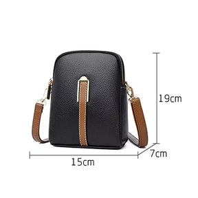 Bolsa Feminina de Couro Transversal
