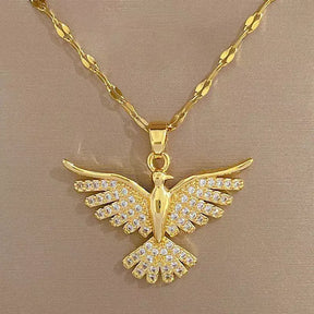Colar Feminino Fênix,
Joia com significado,
Acessório elegante,
colar hipoalergênico,
Presente para mulheres