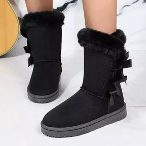 Bota Feminina Raquele, botas de neve feminina, bota de camurça feminina, bota feminina de pelucia