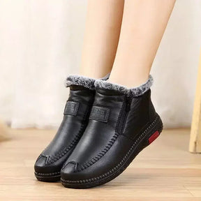 Bota Feminina Peluciada Mirela, bota feminina de neve, bota feminina confortável, bota feminina impermeável