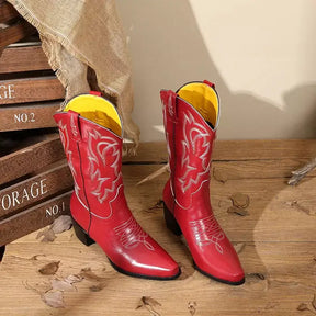 Bota Feminina Texana de Couro Jeanny, botas texanas femininas, botas country, botas de couro,  botas estilo texano, botas confortáveis,  moda country, botas de alta qualidade