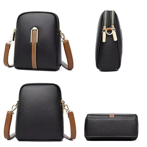 Bolsa Feminina de Couro Transversal, bolsa transversal feminina, Bolsa para celular, bolsa feminina transversal, Bolsa Feminina pequena, Bolsa feminina de couro Luivi, Bolsa de couro Luivi