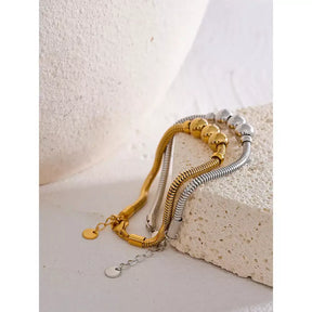Pulseira Feminina Elegance,
Pulseira de aço inoxidável,
Pulseira feminina dourada,
Pulseira prateada elegante,
berloque,
Bracelete feminino,
Pulseira de luxo feminina