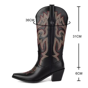 Bota Feminina Texana Boiadeira, bota feminina de couro texana, bota Ana castela, bota de couro boiadeira