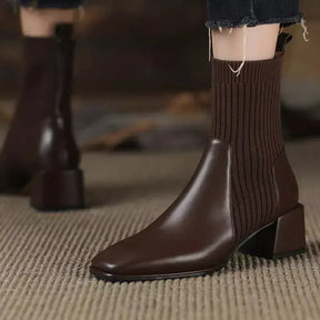 Bota Feminina Splendor, bota feminina cano médio, bota feminina meia