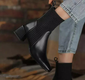 Bota Feminina Splendor, bota feminina cano médio, bota feminina meia