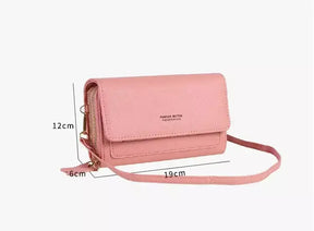 Bolsa Carteira Touch Alana, Bolsa carteira para celular, bolsa feminina transversal, bolsa prática, Bolsa feminina pequena, bolsa feminina crossbody
