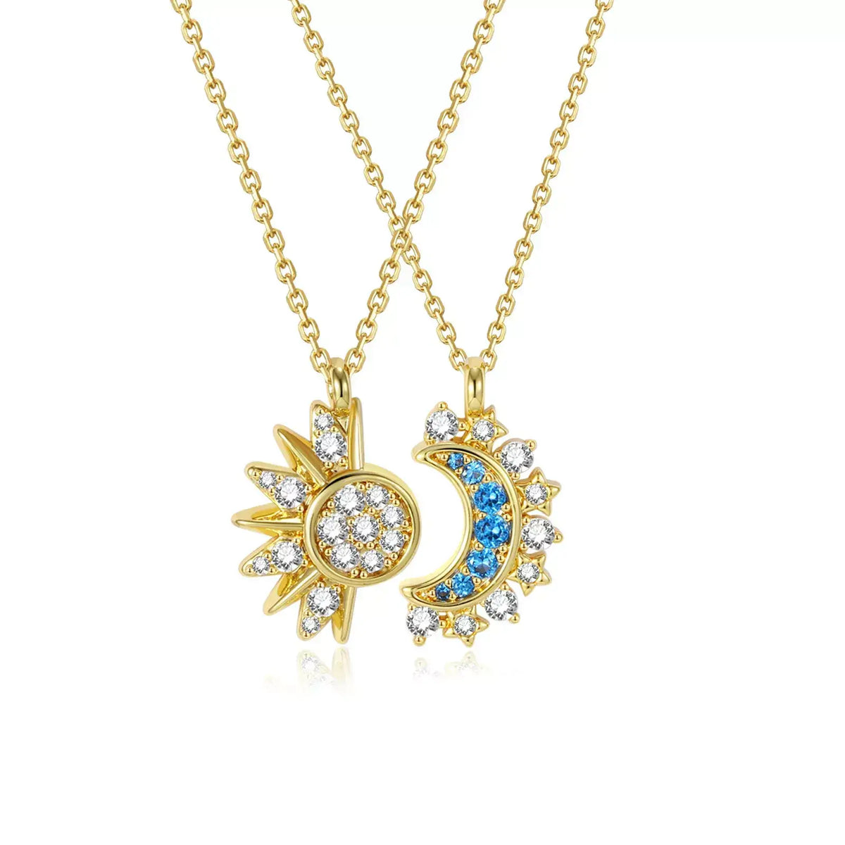 Colar Sol e Lua,
colar casal,
joia para presente,
colar amor 
