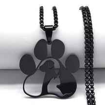 Colar Fashion Pata de Cachorro e Gato,
colares para presente,
colar de pet,
joia para mulheres,
colar de animais,
colar de amor