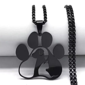 Colar Fashion Pata de Cachorro e Gato,
colares para presente,
colar de pet,
joia para mulheres,
colar de animais,
colar de amor