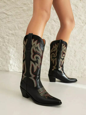 Bota Feminina Texana Boiadeira, bota feminina de couro texana, bota Ana castela, bota de couro boiadeira
