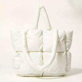 Bolsa Feminina Puffer de Luxo, Bolsa puff, bolsa acolchoada, bolsa feminina de ombro, bolsa cara
