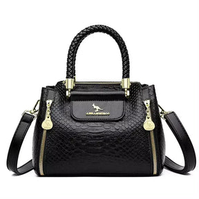 Bolsa Feminina Alexa, Bolsa feminina de couro, bolsa feminina pequena, bolsa feminina média