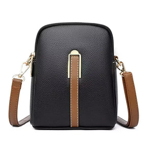 Bolsa Feminina de Couro Transversal, bolsa transversal feminina, Bolsa para celular, bolsa feminina transversal, Bolsa Feminina pequena, Bolsa feminina de couro Luivi, Bolsa de couro Luivi