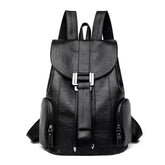 Mochila Feminina de Couro Electra, mochila feminina de couro, mochila de couro elegante, mochila feminina sofisticada, mochila de couro para mulheres