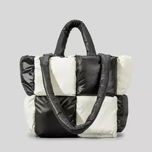 Bolsa Feminina Puffer de Luxo, Bolsa puff, bolsa acolchoada, bolsa feminina de ombro, bolsa cara