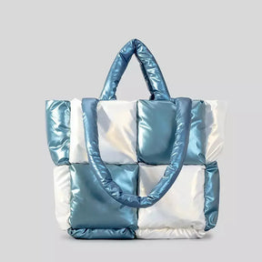 Bolsa Feminina Puffer de Luxo, Bolsa puff, bolsa acolchoada, bolsa feminina de ombro, bolsa cara