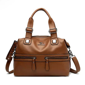 Bolsa Feminina de Couro Vanilla, Bolsa cara, bolsa sofisticada, bolsa de qualidade, bolsa de couro genuíno