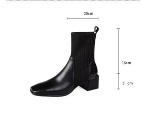Bota Feminina Splendor, bota feminina cano médio, bota feminina meia