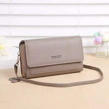 Bolsa Carteira Touch Alana, Bolsa carteira para celular, bolsa feminina transversal, bolsa prática, Bolsa feminina pequena, bolsa feminina crossbody