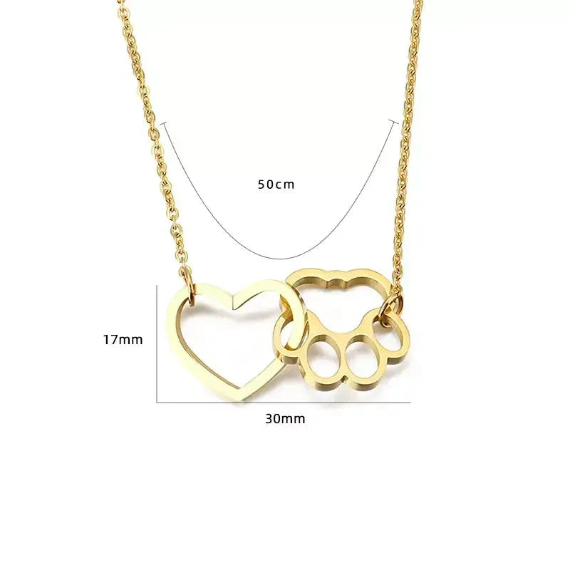 Colar Amor de Pata,
pingente pata de cachorro,
colar de coração,
Colar de cachorro,
colar de gato,
pingente cachorro
