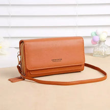 Bolsa Carteira Touch Alana, Bolsa carteira para celular, bolsa feminina transversal, bolsa prática, Bolsa feminina pequena, bolsa feminina crossbody