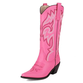 Bota Feminina Texana Boiadeira, bota feminina de couro texana, bota Ana castela, bota de couro boiadeira