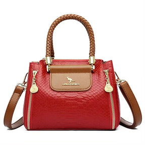 Bolsa Feminina Alexa, Bolsa feminina de couro, bolsa feminina pequena, bolsa feminina média