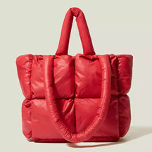 Bolsa Feminina Puffer de Luxo, Bolsa puff, bolsa acolchoada, bolsa feminina de ombro, bolsa cara