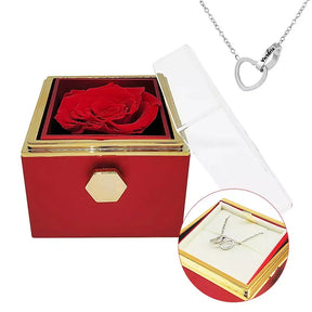 Colar Corações Duplo + Caixa Rotativa de Brinde
Colar Corações Entrelaçados + Caixa Rotativa de Brinde,
colar coração duplo,
presente Dia das Mães,
colar Dia das Mães,
presente para mãe,
colar de coração para mãe,
Colar Corações Entrelaçados,
colar e caixa de flor