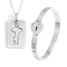 Pulseira e Colar Union - Compre 1 Leve 2
Pulseira e Colar Union,
pulseira e colar casal,
pulseiras para casais,
pulseiras de aço inoxidável,
presente para casais,
acessórios românticos,
joias significativas