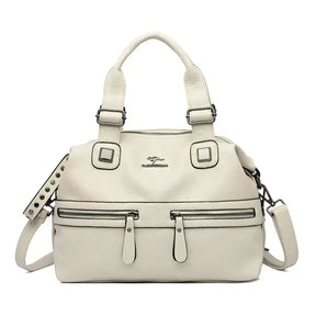 Bolsa Feminina de Couro Vanilla, Bolsa cara, bolsa sofisticada, bolsa de qualidade, bolsa de couro genuíno