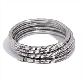 Pulseira Feminina Multicamadas,
Pulseira para presente,
Pulseira de metal sofisticada,
Pulseira de aço inoxidável
