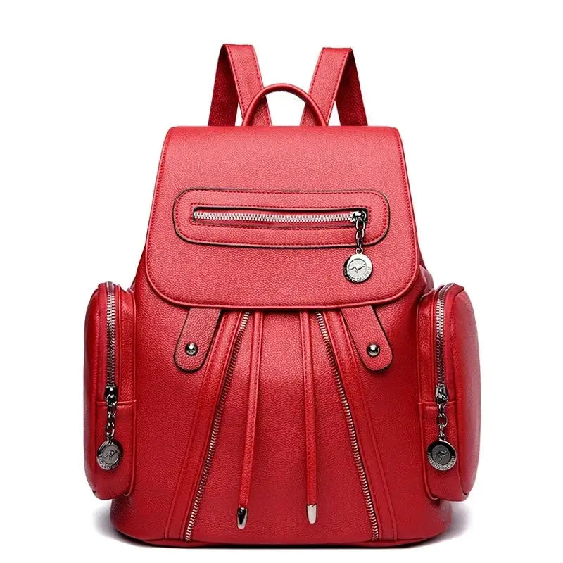 Mochila Feminina de Couro Agatha , mochila de couro feminina,  bolsas femininas,  bolsa mochila feminina