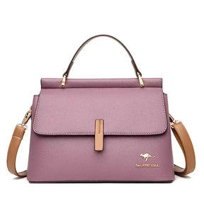 bolsa feminina transversal  bolsa feminina onlivix  bolsa feminina média  bolsa feminina grande  Bolsa Feminina de Couro Pilar