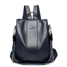 Mochila de Couro Bella Fashion, Mochila feminina de couro, bolsa feminina transversal, Mochila feminina notebook