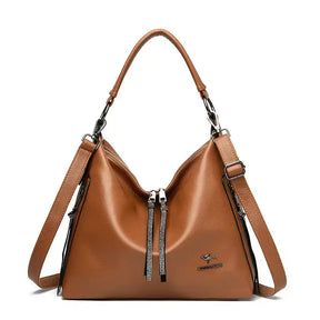 bolsa feminina média  bolsa feminina de luxo  Bolsa Feminina de Couro Gênova