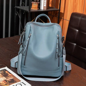 Mochila Feminina de Couro Gaia